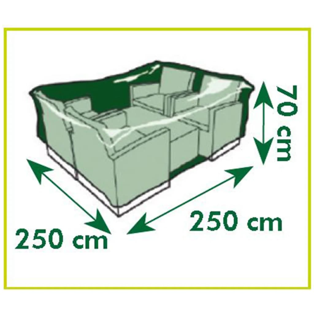 Nature Tuinmeubelhoes voor lage tafel en stoelen 200x200x70 cm