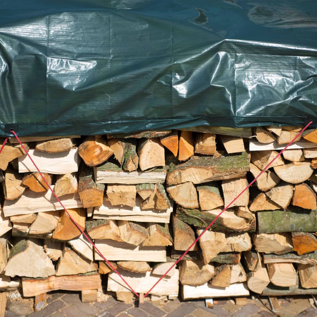 Nature afdekzeil hout 3 x 4 m PE groen 6072418