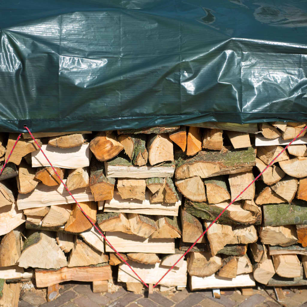 Nature afdekzeil hout 3 x 4 m PE groen 6072418