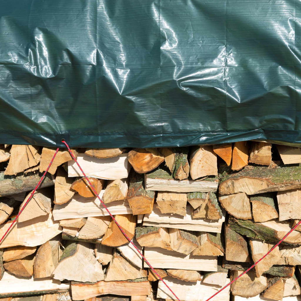 Nature afdekzeil hout 3 x 4 m PE groen 6072418