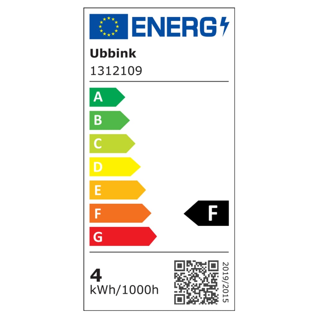 Ubbink Watervalschaal Nevada met LED-verlichting 30 cm roestvrij staal