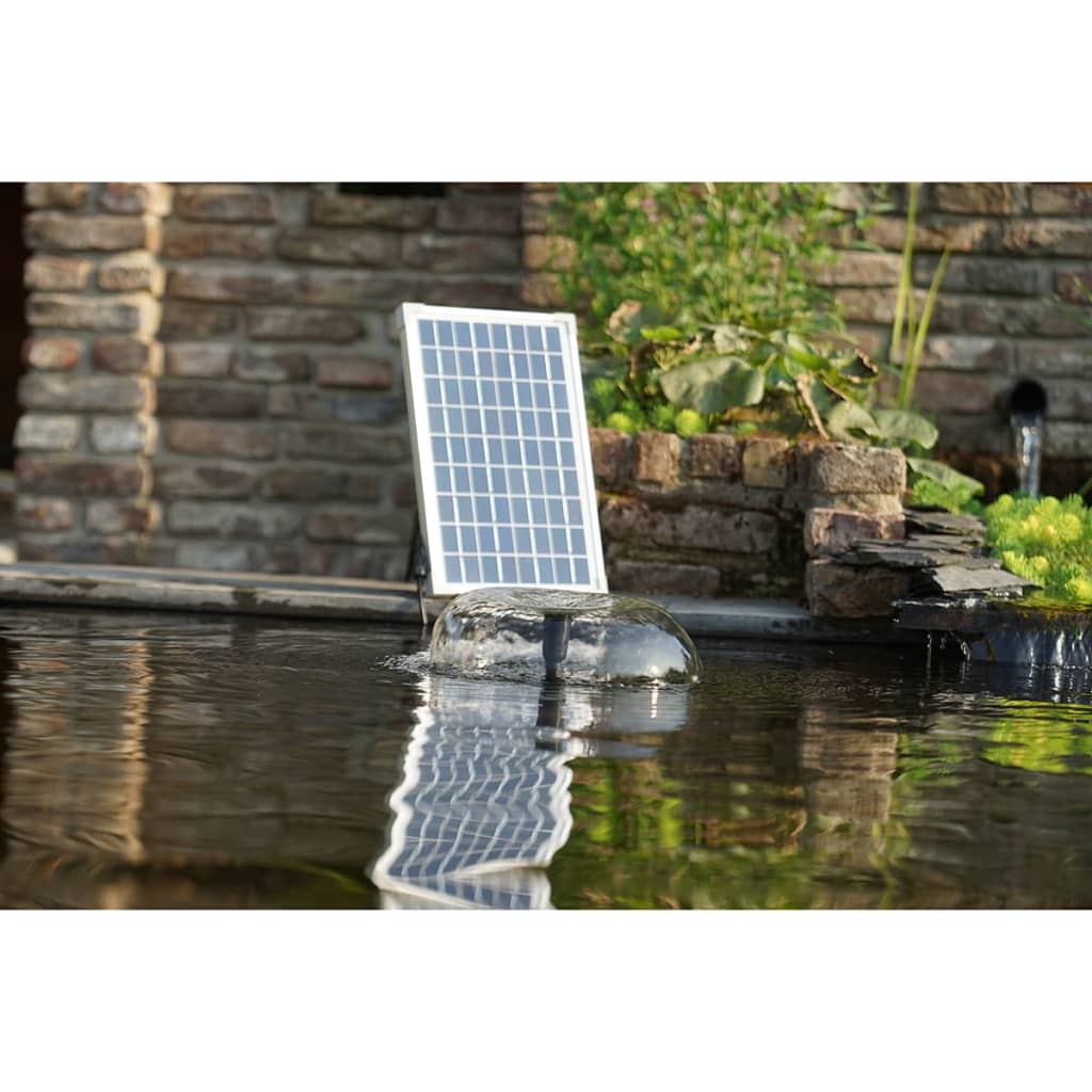 Ubbink Solarmax 1000 set met zonnepaneel, pomp en batterij 1351182