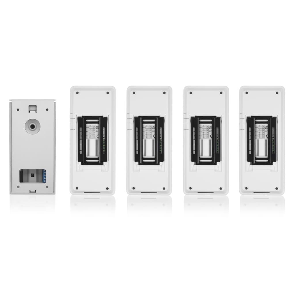 Smartwares Audio-intercomsysteem 4 appartementen 20,5x8,6x2,1 cm wit