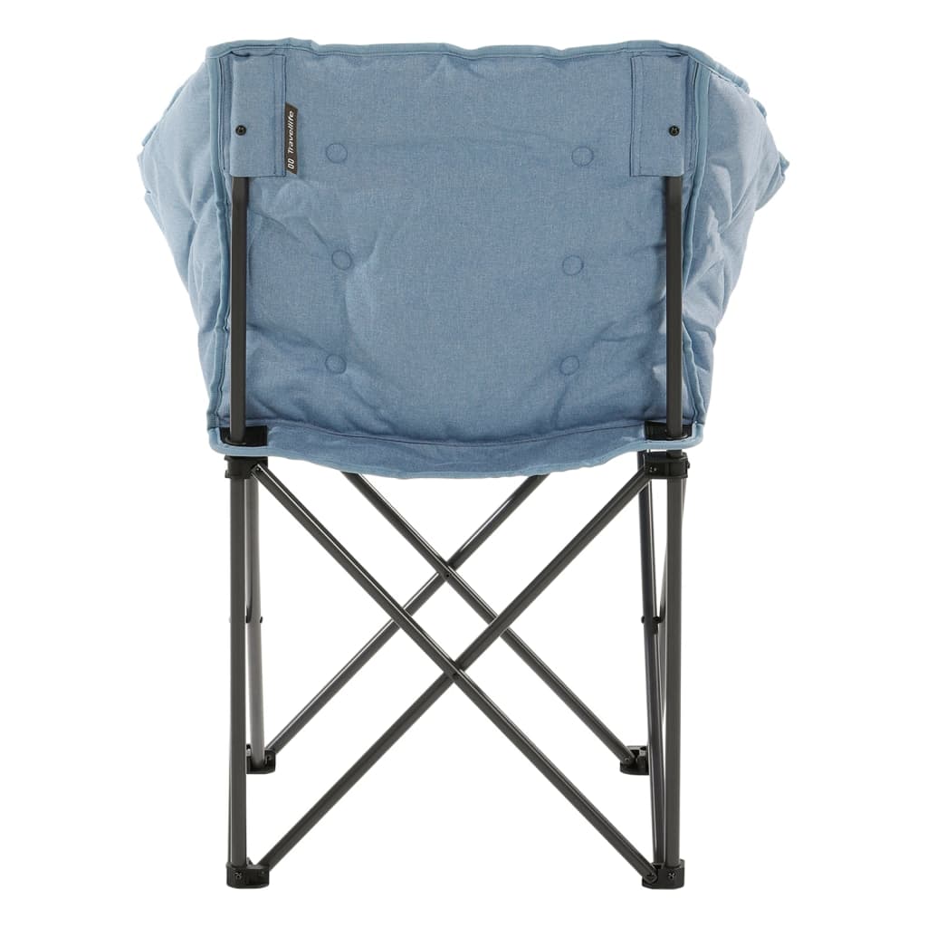 Travellife Campingstoel inklapbaar compact Lago Cross golfblauw