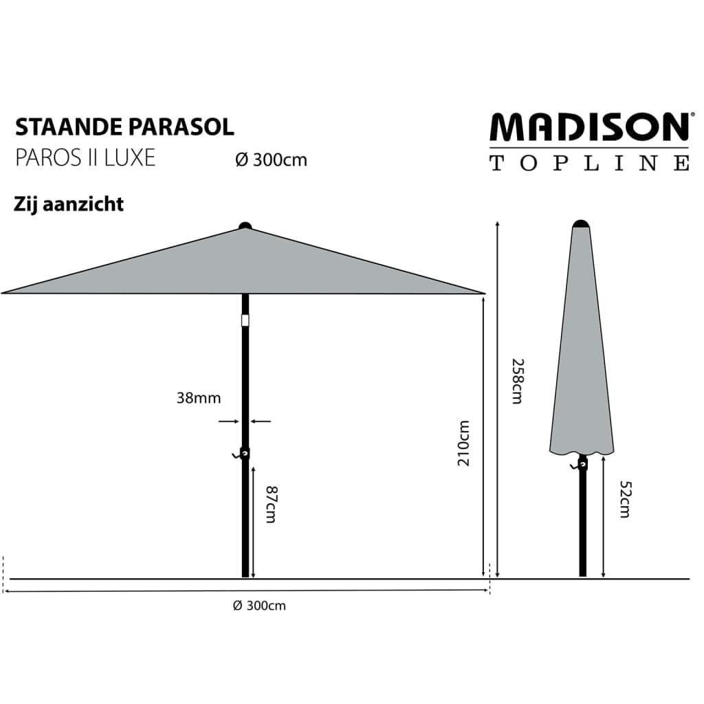 Madison Parasol Paros II Luxe 300 cm