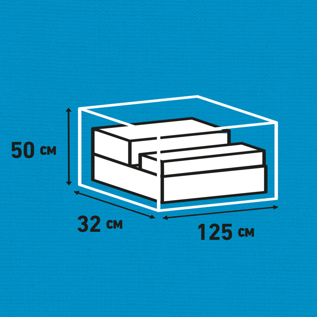 Madison Hoes voor tuinkussens 80x80x60 cm grijs