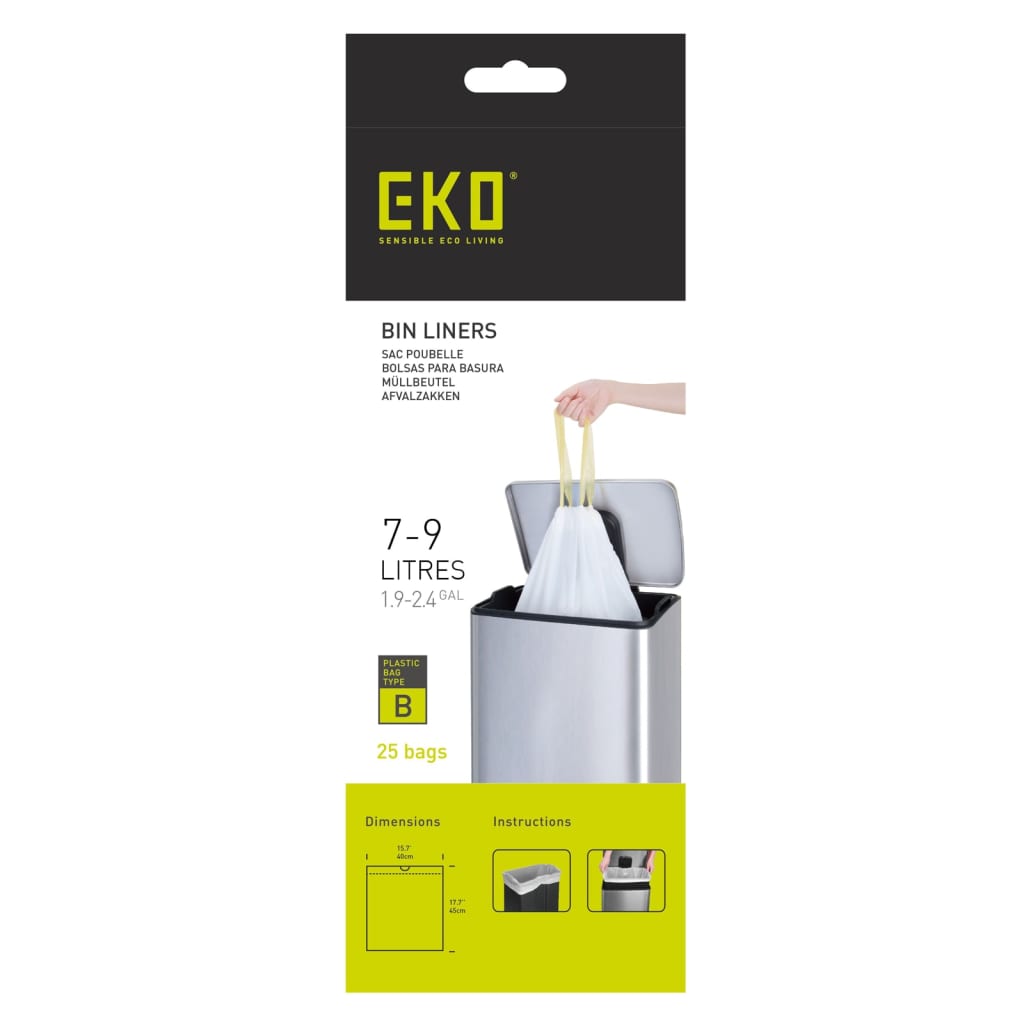 EKO Afvalzakkenset C 24x20 st 10-15 L wit