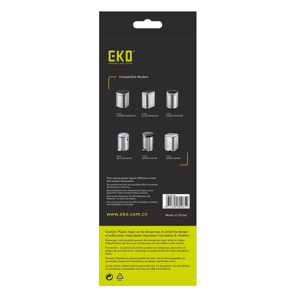 EKO Afvalzakkenset C 24x20 st 10-15 L wit