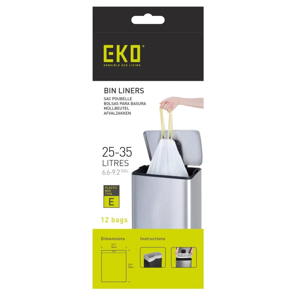 EKO Afvalzakkenset C 24x20 st 10-15 L wit