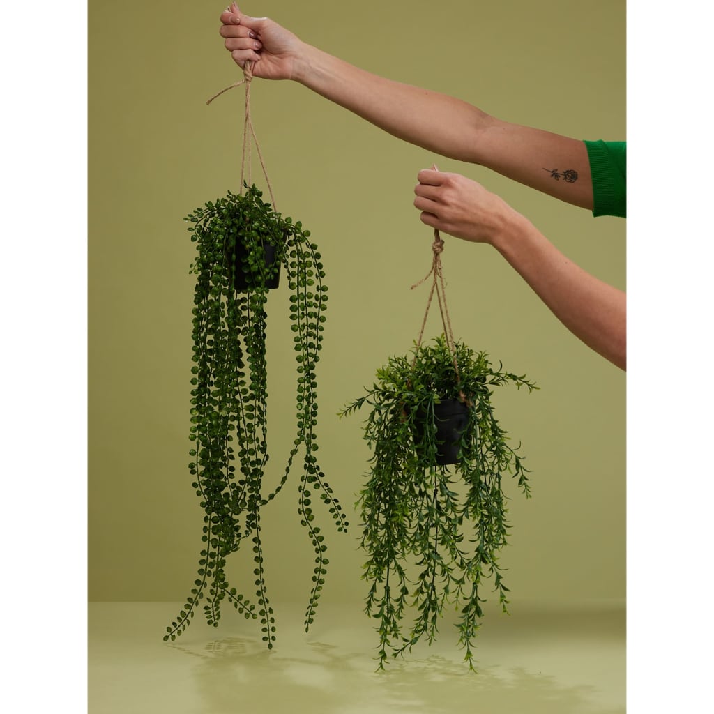 Emerald Kunstplant hangend in pot 50 cm