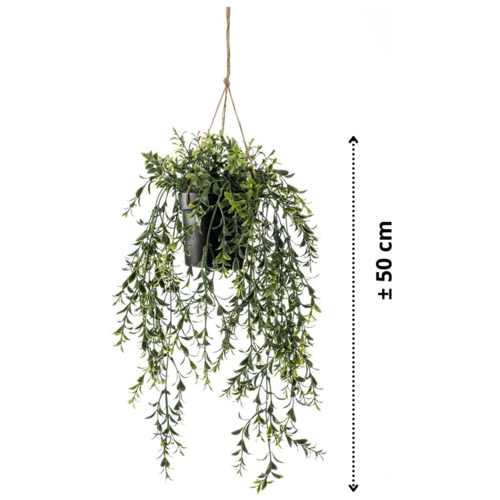 Emerald Kunstplant hangend in pot 50 cm