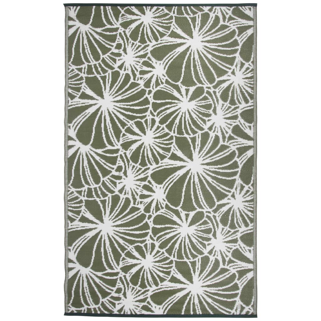 Esschert Design Buitenkleed 241x152 cm jungle bladeren OC22