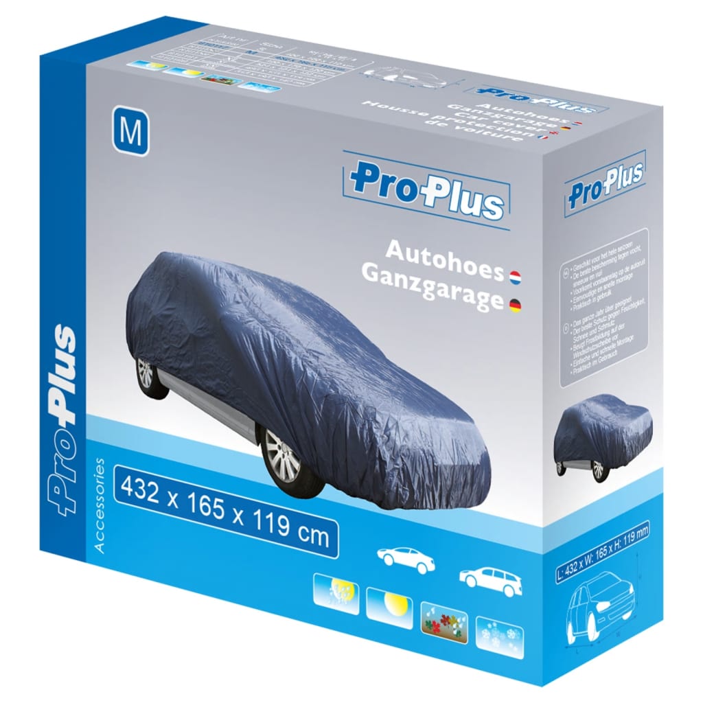 ProPlus Autohoes S 406x160x119 cm donkerblauw