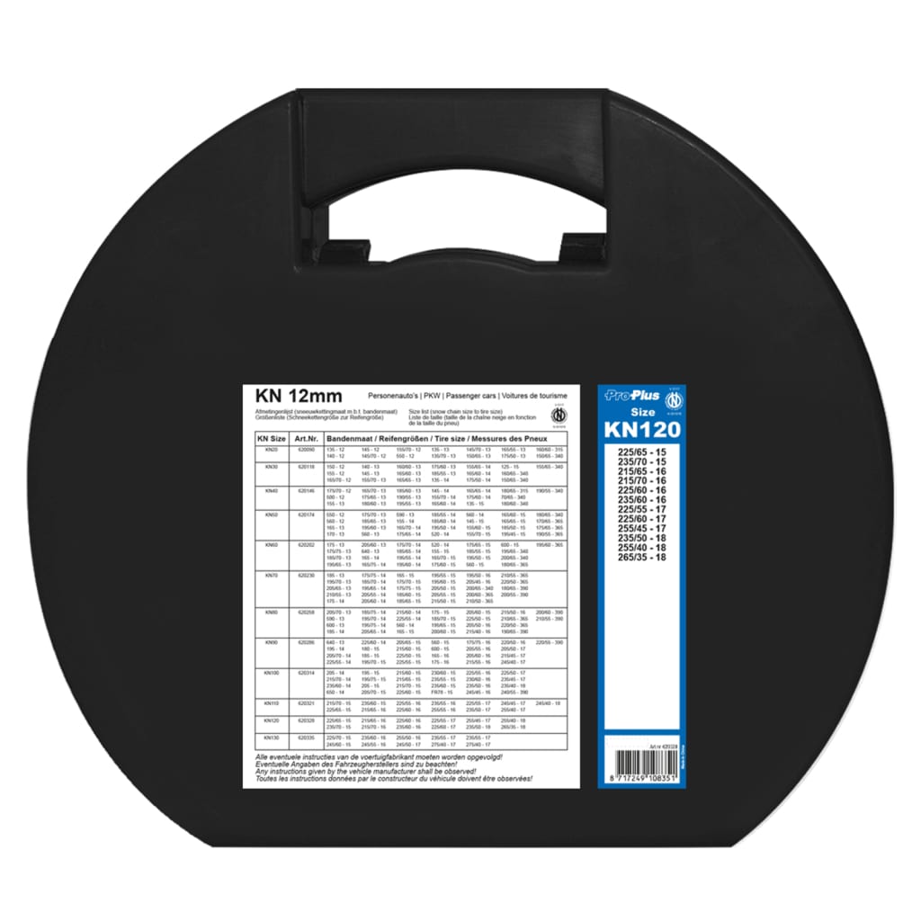 ProPlus Sneeuwkettingen 16 mm KB38 2 st