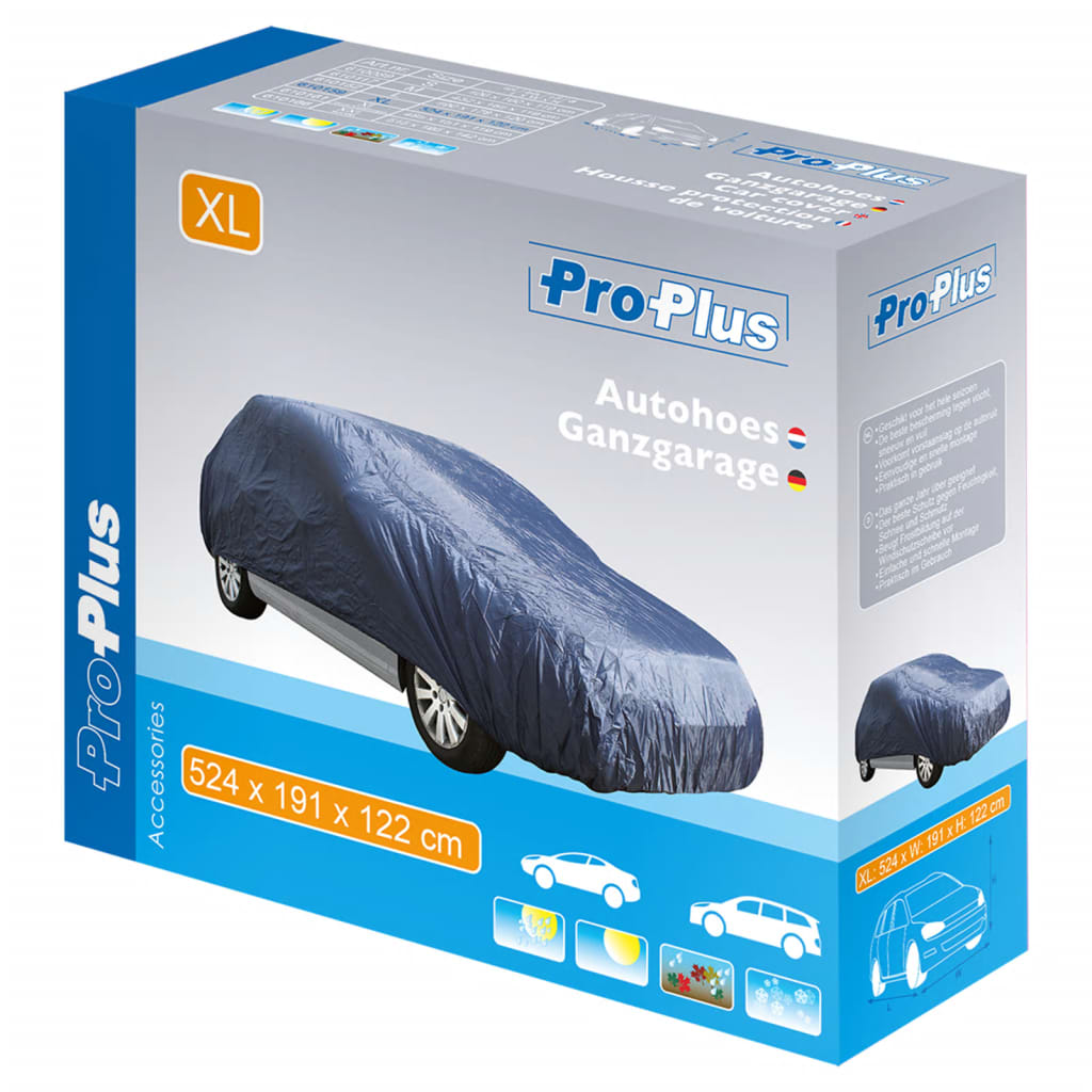 ProPlus Autohoes S 406x160x119 cm donkerblauw