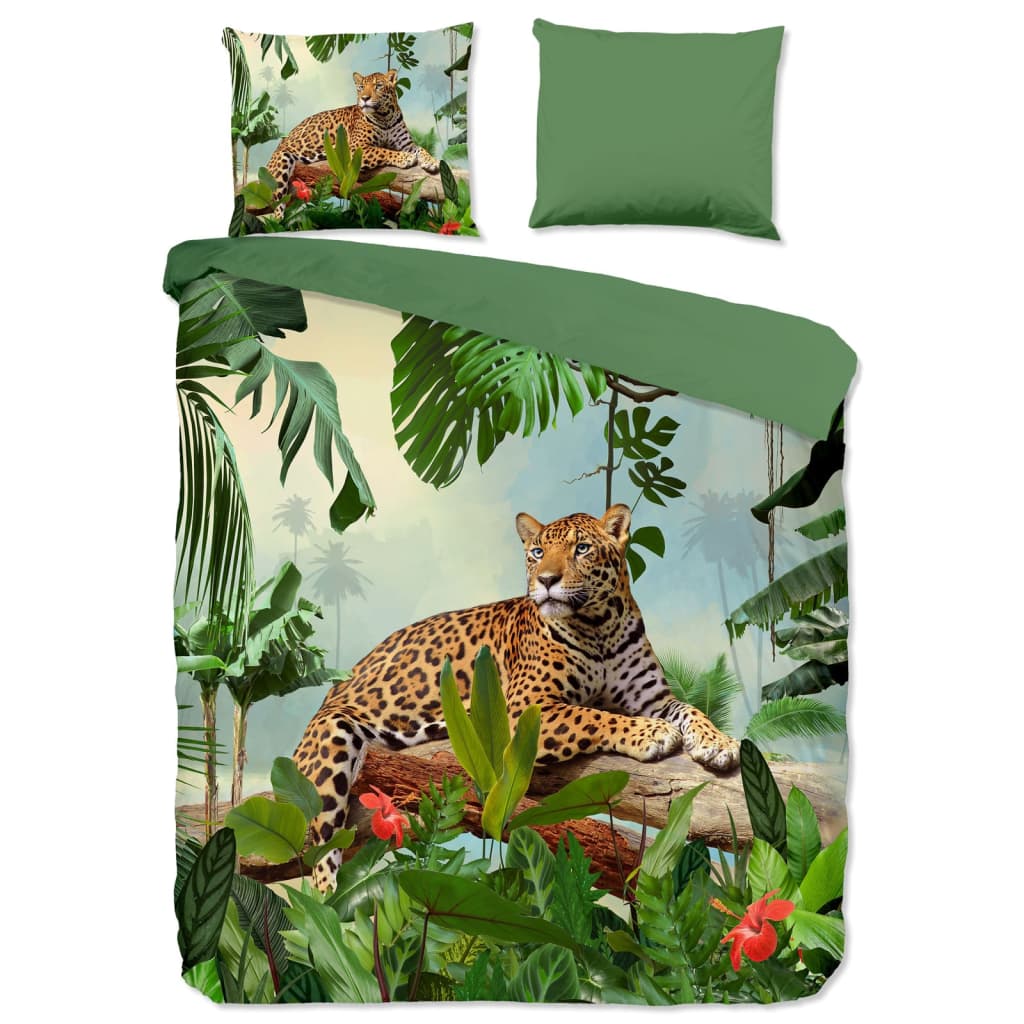 Good Morning Dekbedovertrek JUNGLE 200x200/220 cm meerkleurig