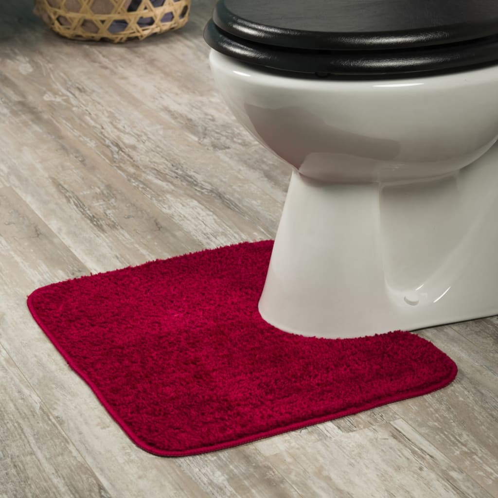 Sealskin toiletmat Doux 45 x 50 cm rood 294428459