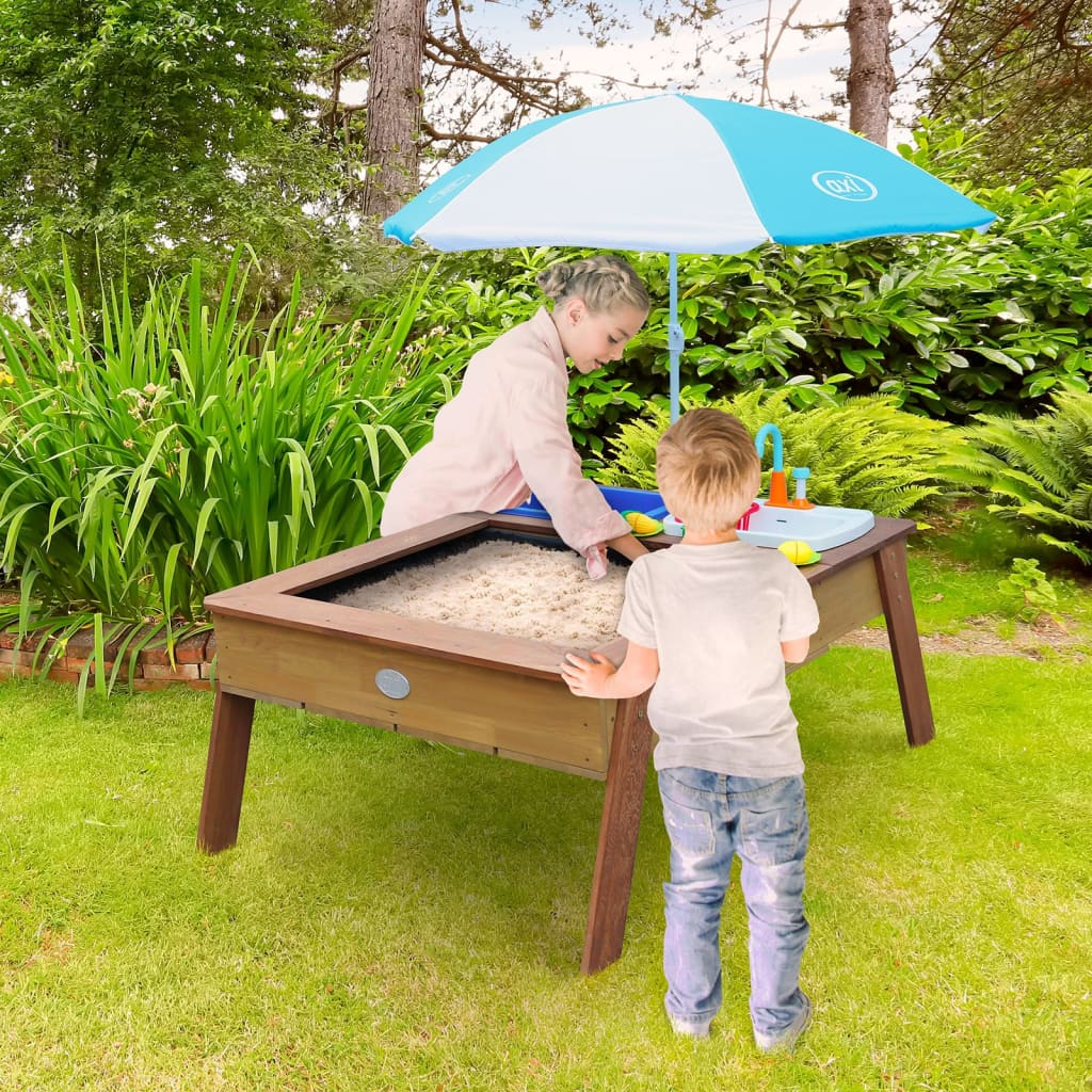 AXI Zand- en watertafel Linda met speelkeuken bruin en wit