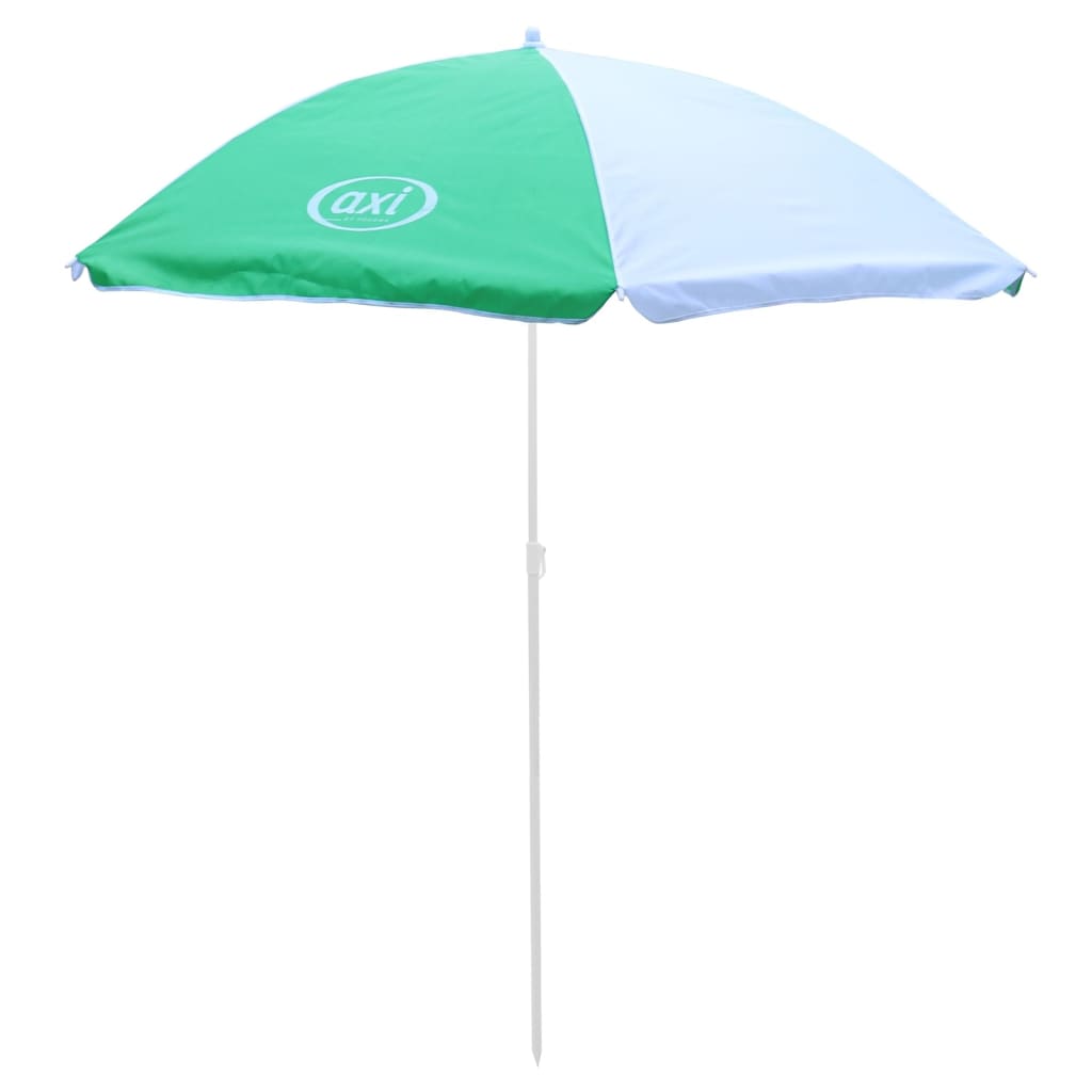 AXI Kinderpicknicktafel Nick met parasol bruin en wit