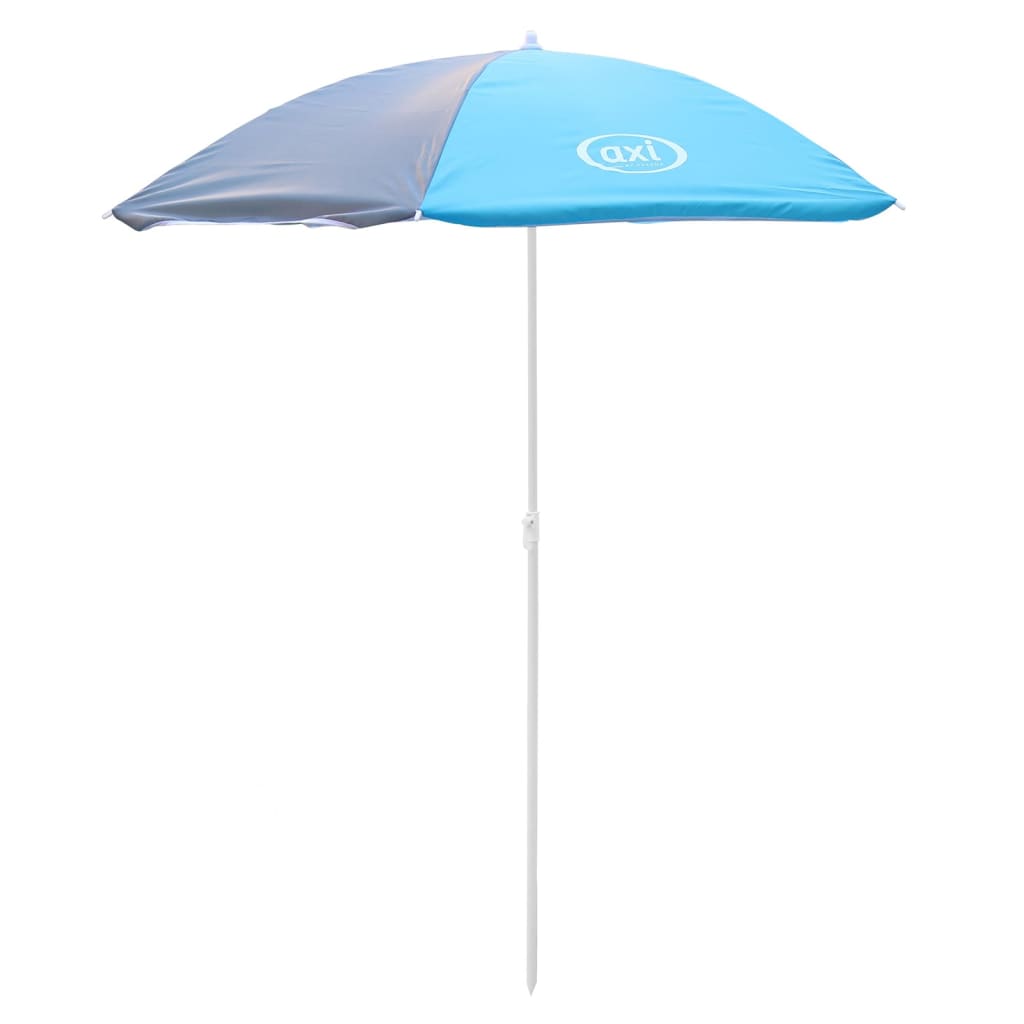 AXI Kinderpicknicktafel Nick met parasol bruin en wit