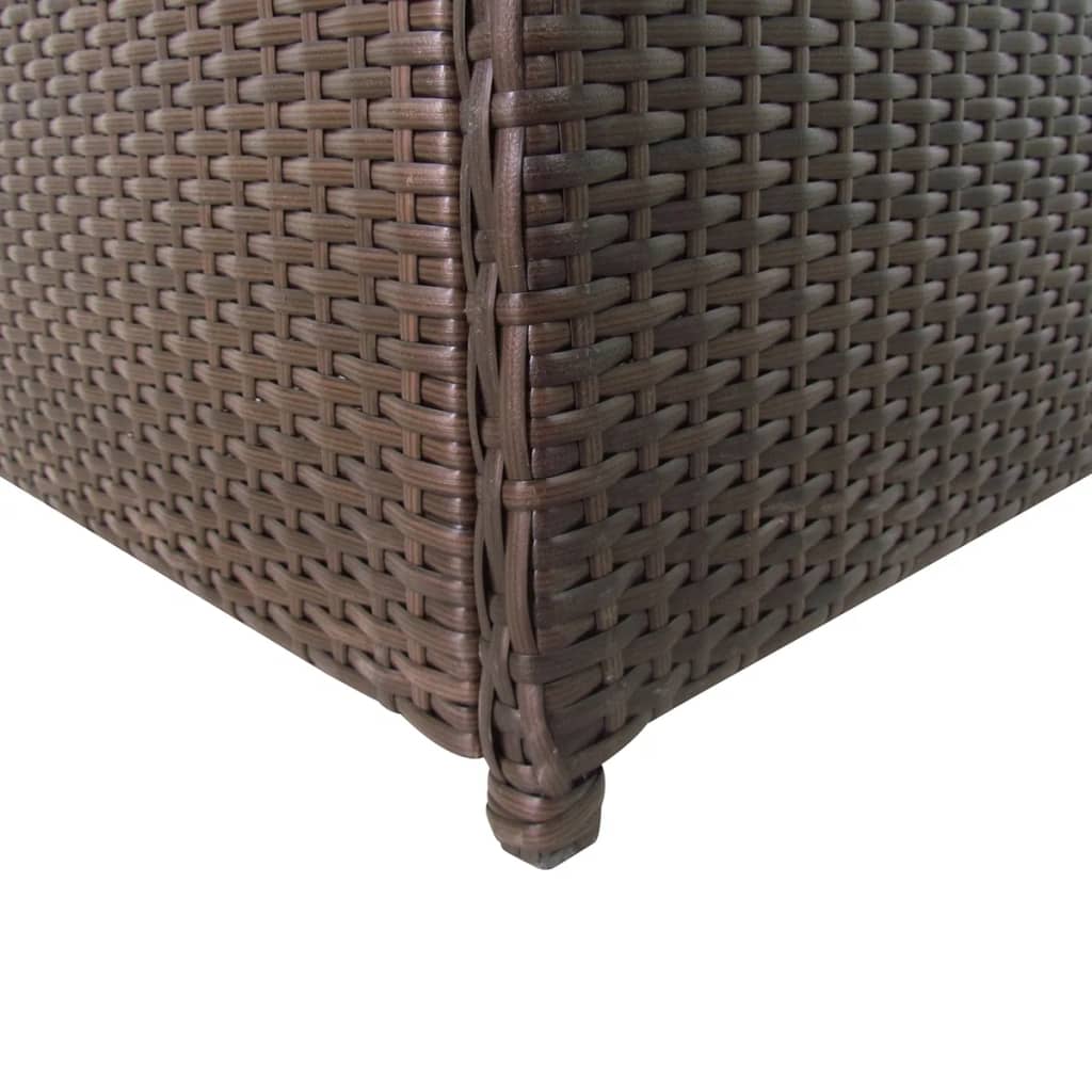 Tuinbox 120x50x60 cm poly rattan