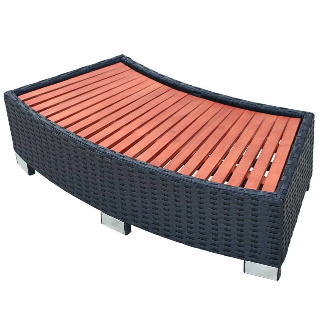 Spatrap 92x45x25 cm poly rattan