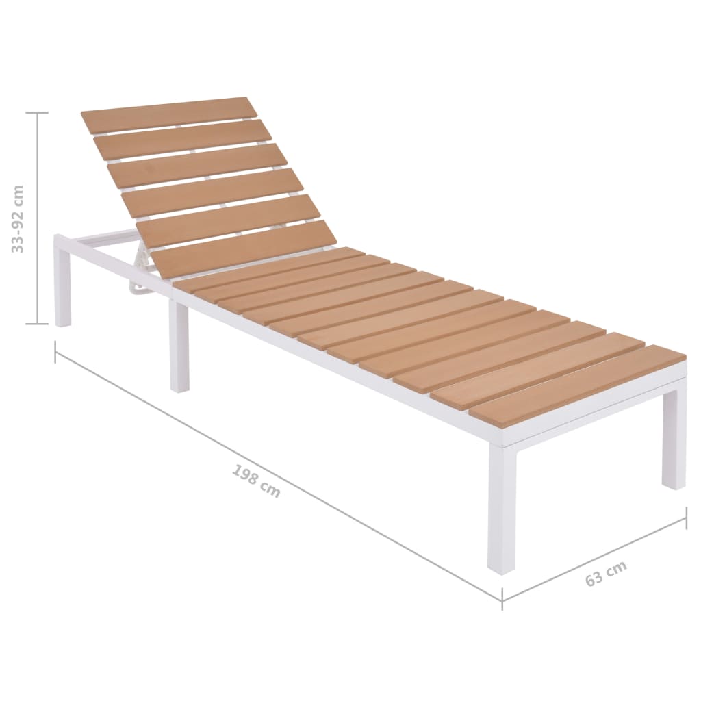 5-delige Loungeset met kussens aluminium en HKC