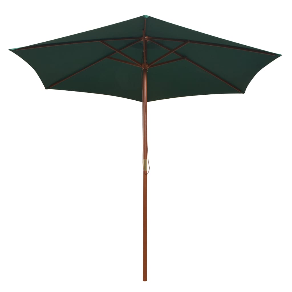 Parasol met houten paal 270 cm