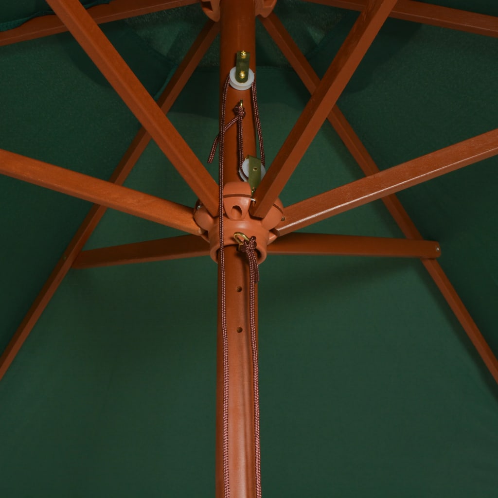 Parasol met houten paal 270 cm