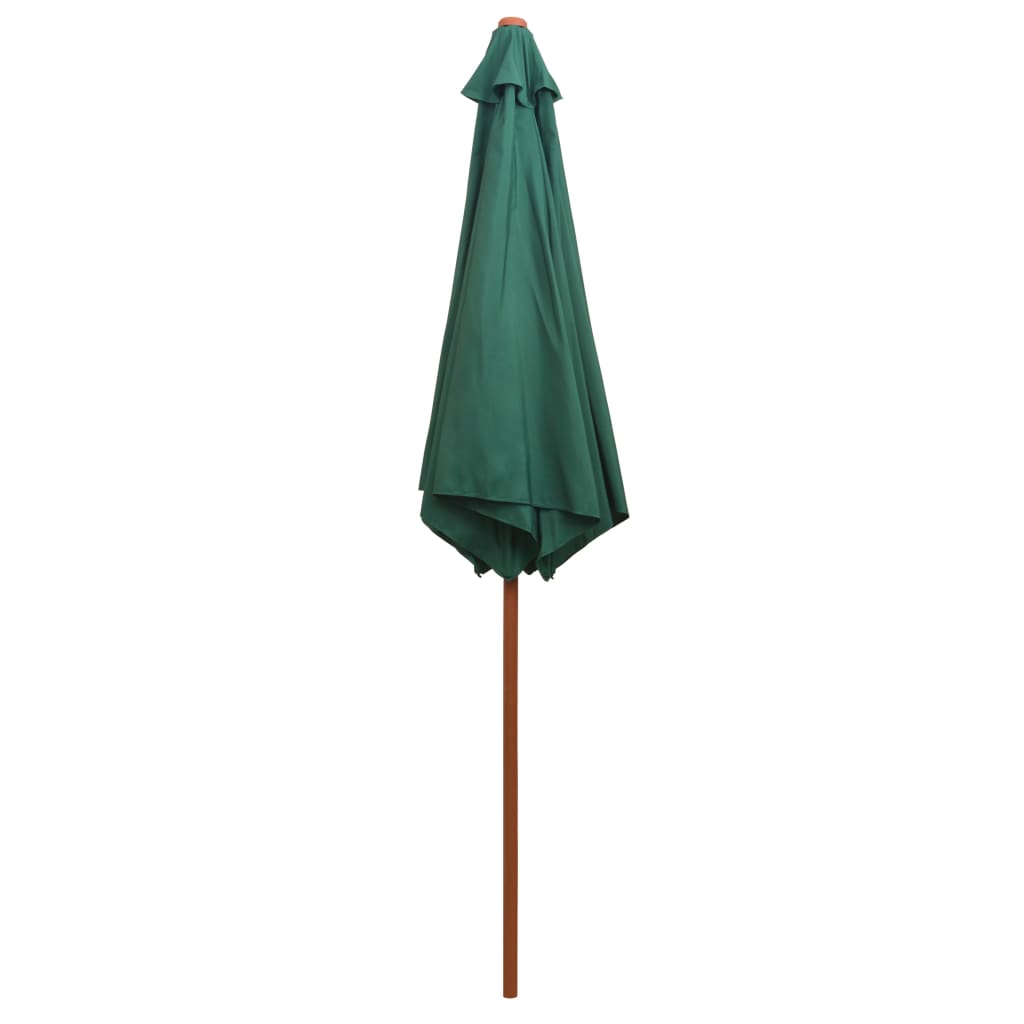 Parasol met houten paal 270 cm