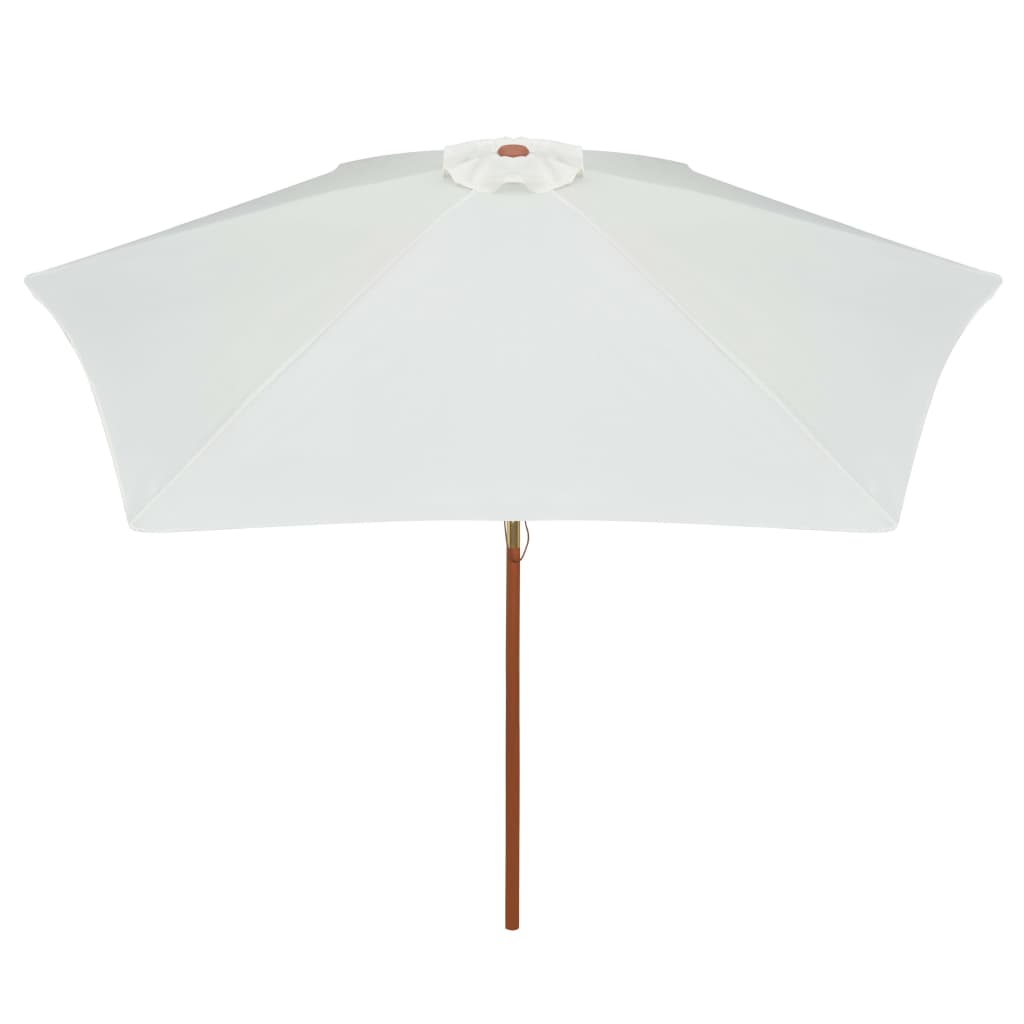 Parasol met houten paal 270 cm