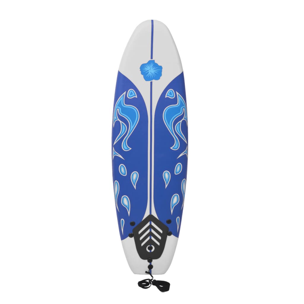 Surfplank 170 cm blauw en rood