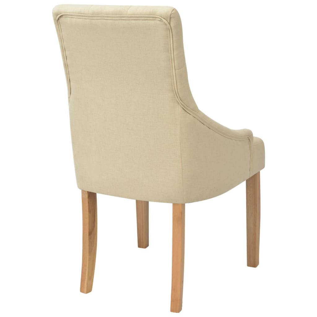 Eetkamerstoelen 2 st stof