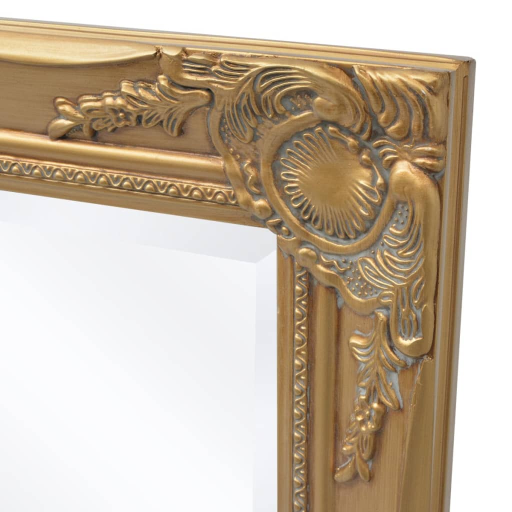 Wandspiegel Barok 100 x 50 cm goud