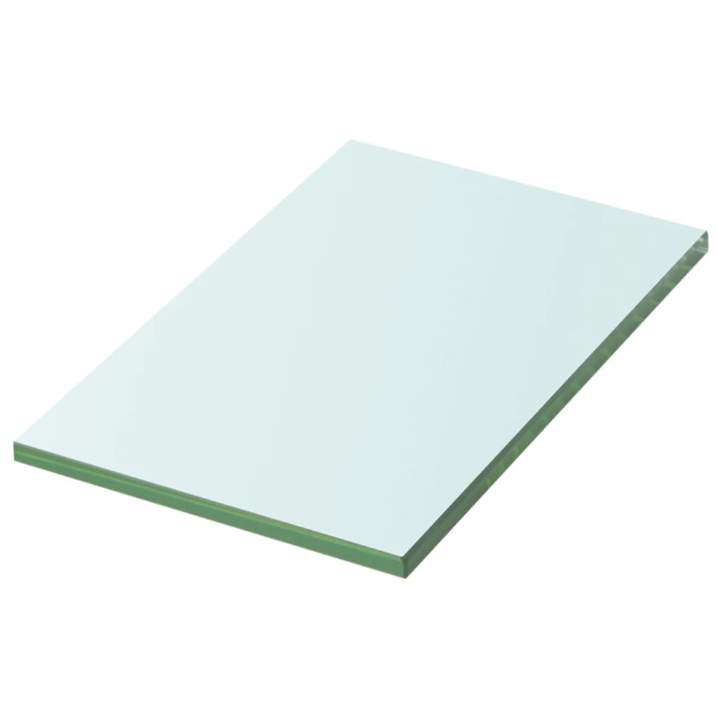 Wandschap transparant 90x12 cm glas