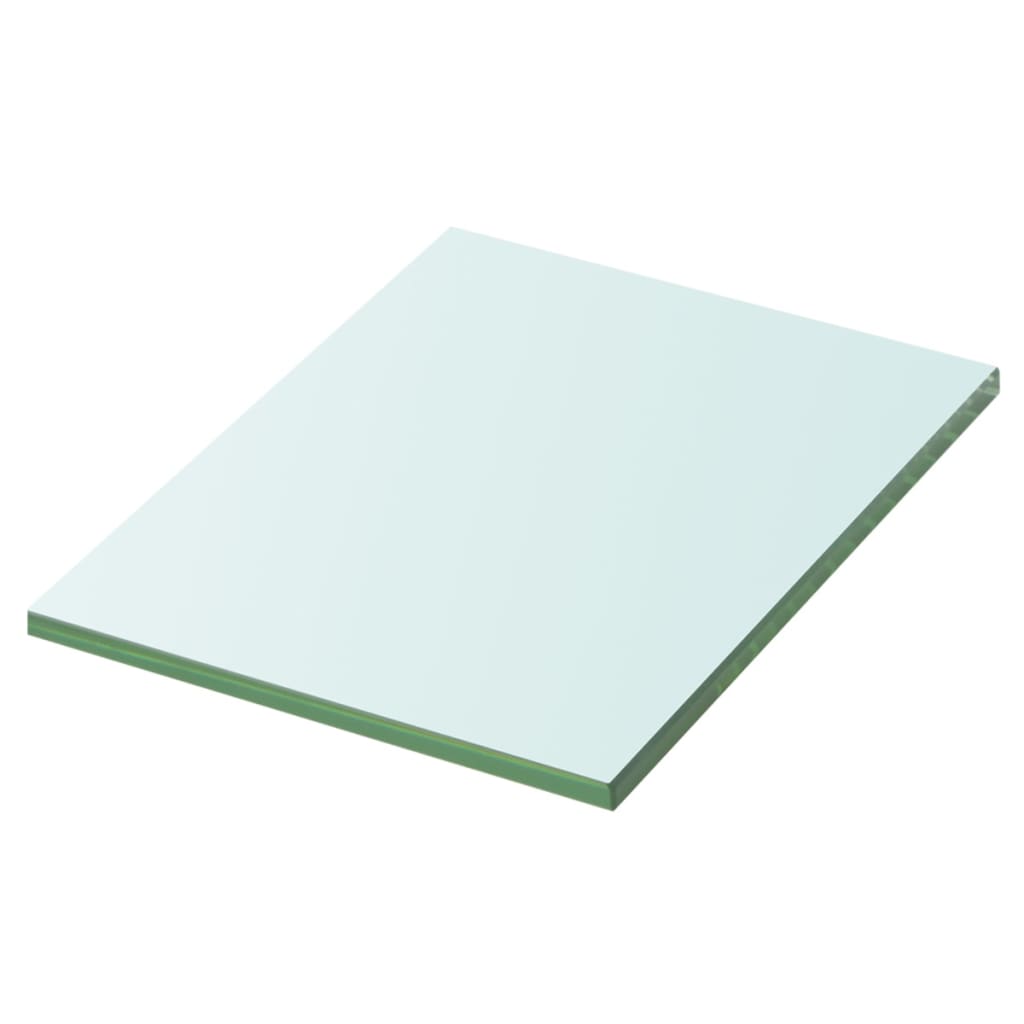 Wandschap transparant 90x12 cm glas