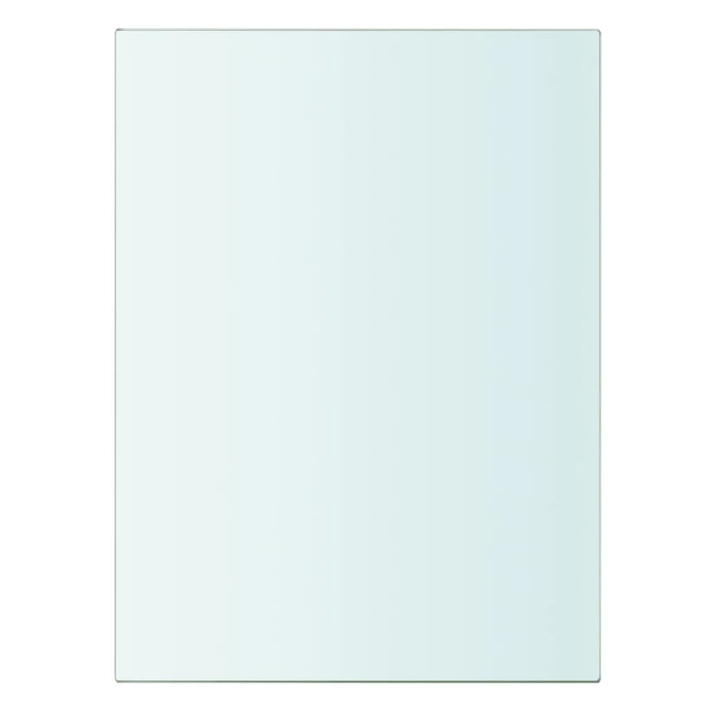 Wandschap transparant 90x12 cm glas