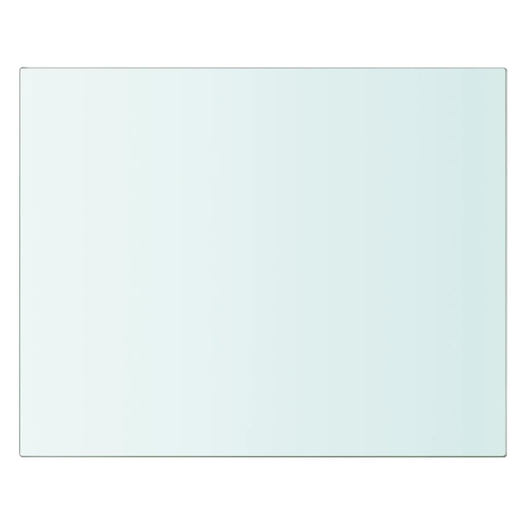 Wandschap transparant 90x12 cm glas