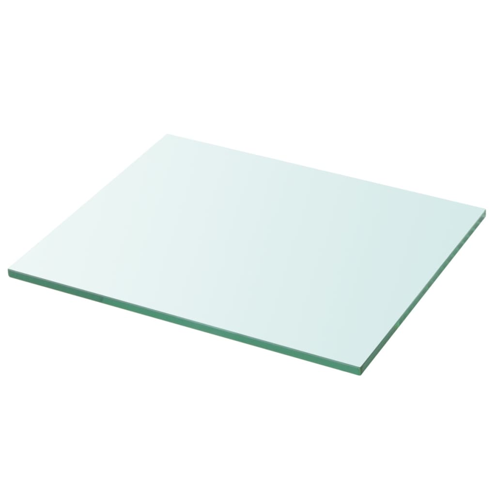 Wandschap transparant 90x12 cm glas