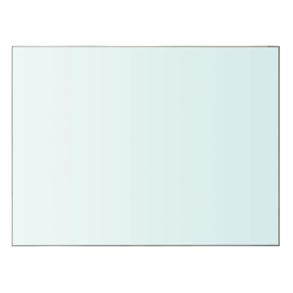 Wandschap transparant 90x12 cm glas