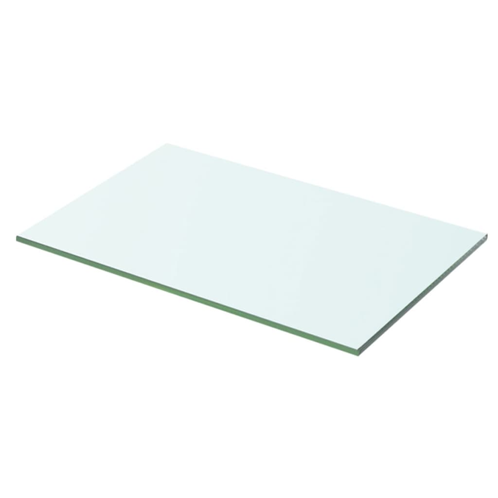 Wandschap transparant 90x12 cm glas