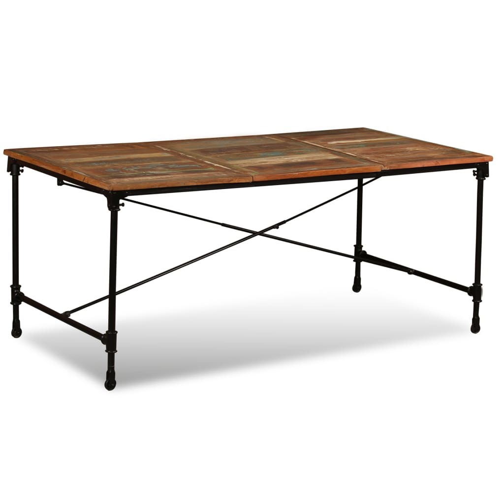 Eettafel 240 cm massief gerecycled hout