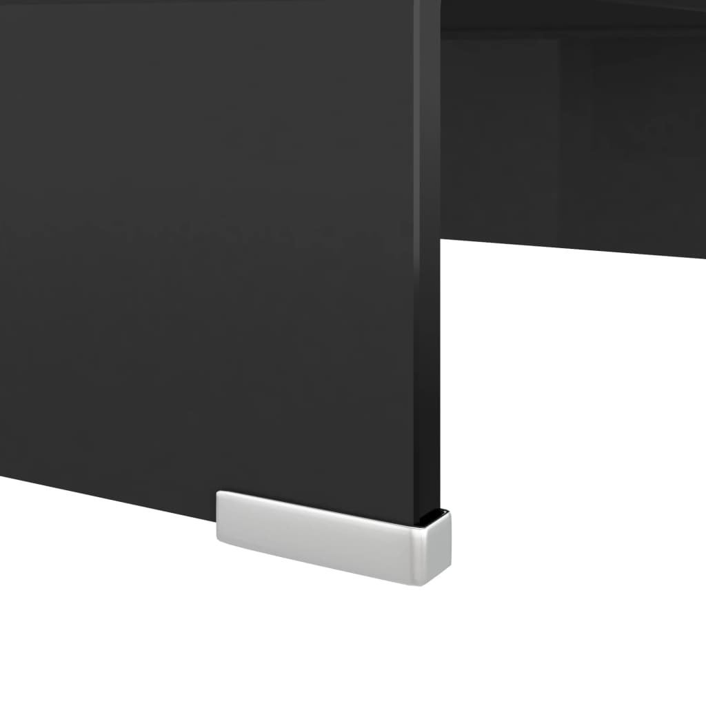 TV-meubel/monitorverhoger 120x30x13 cm glas