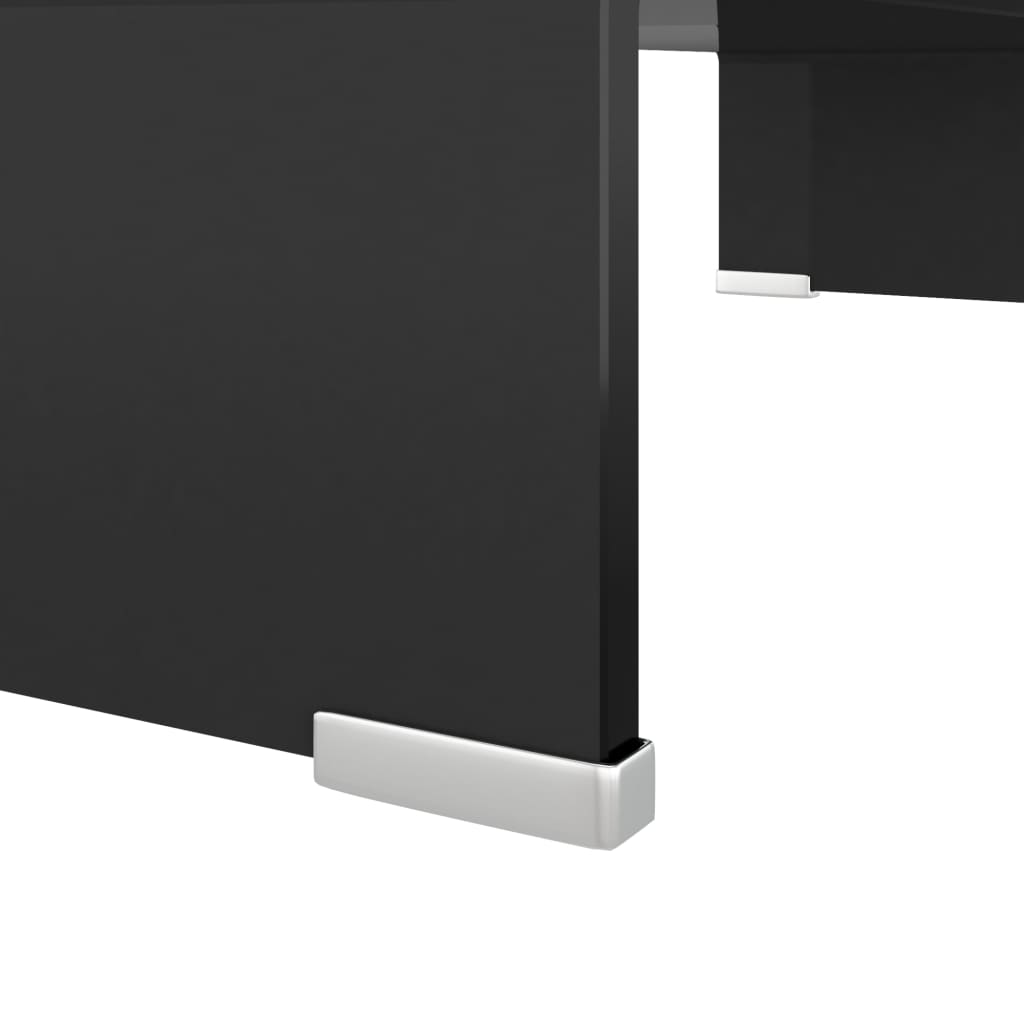 TV-meubel/monitorverhoger 120x30x13 cm glas