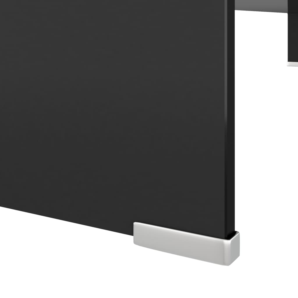 TV-meubel/monitorverhoger 120x30x13 cm glas