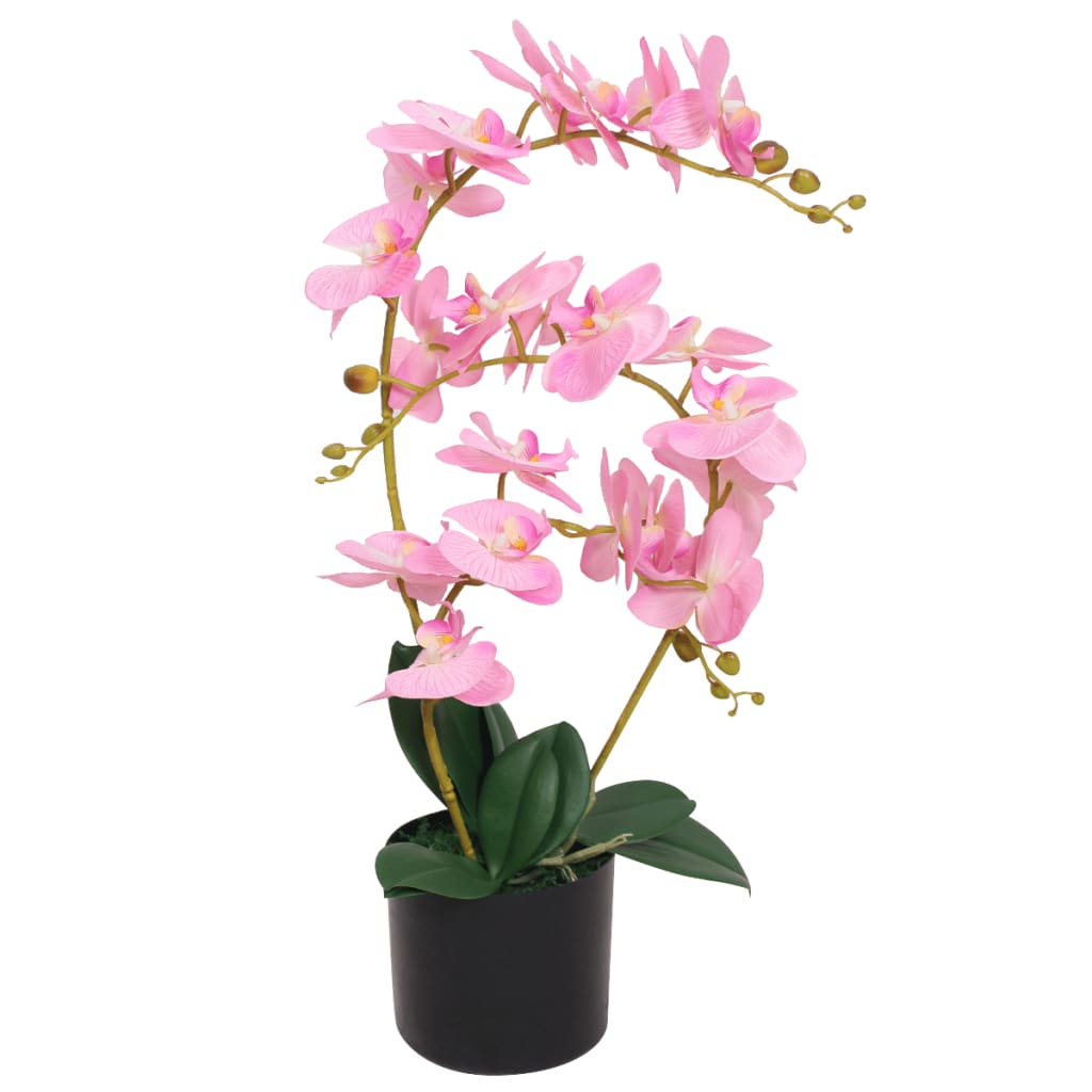 Kunstplant met pot orchidee 75 cm