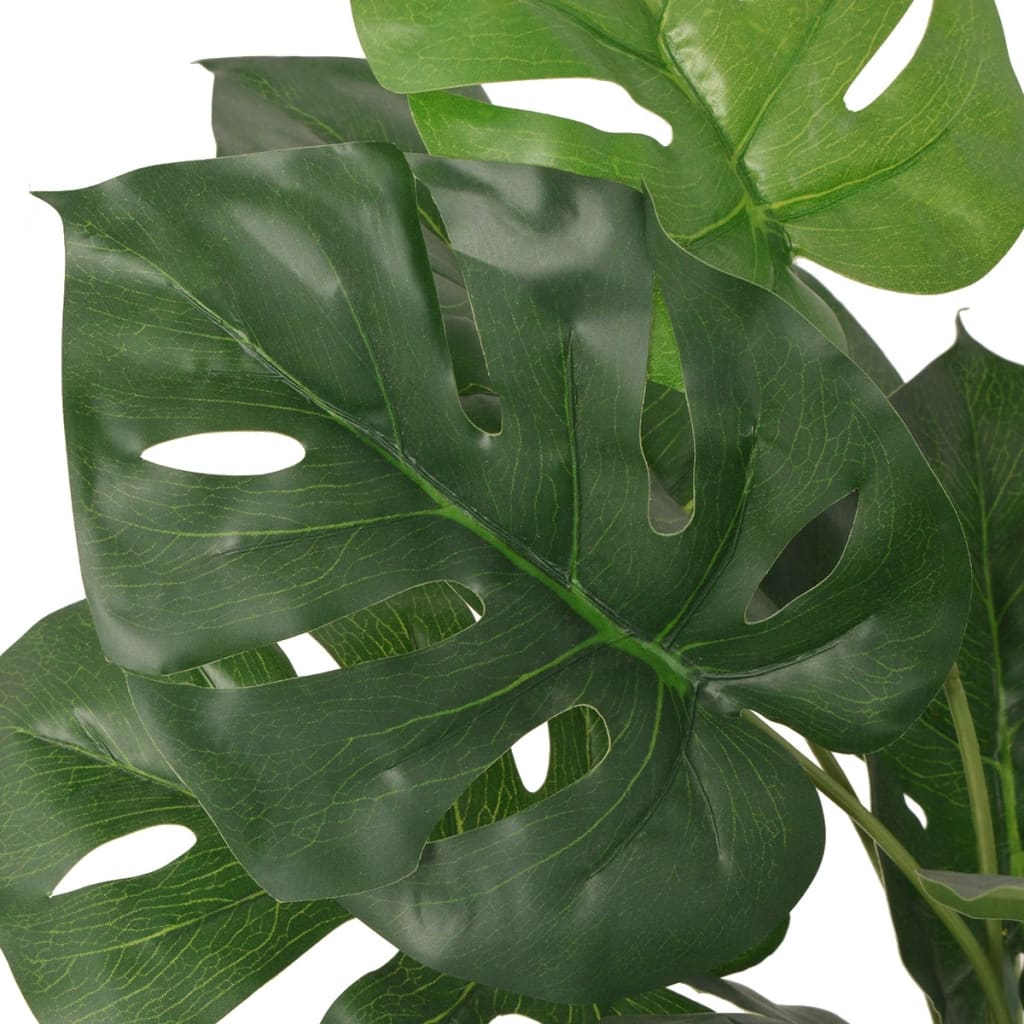 Kunstplant met pot monstera 45 cm groen