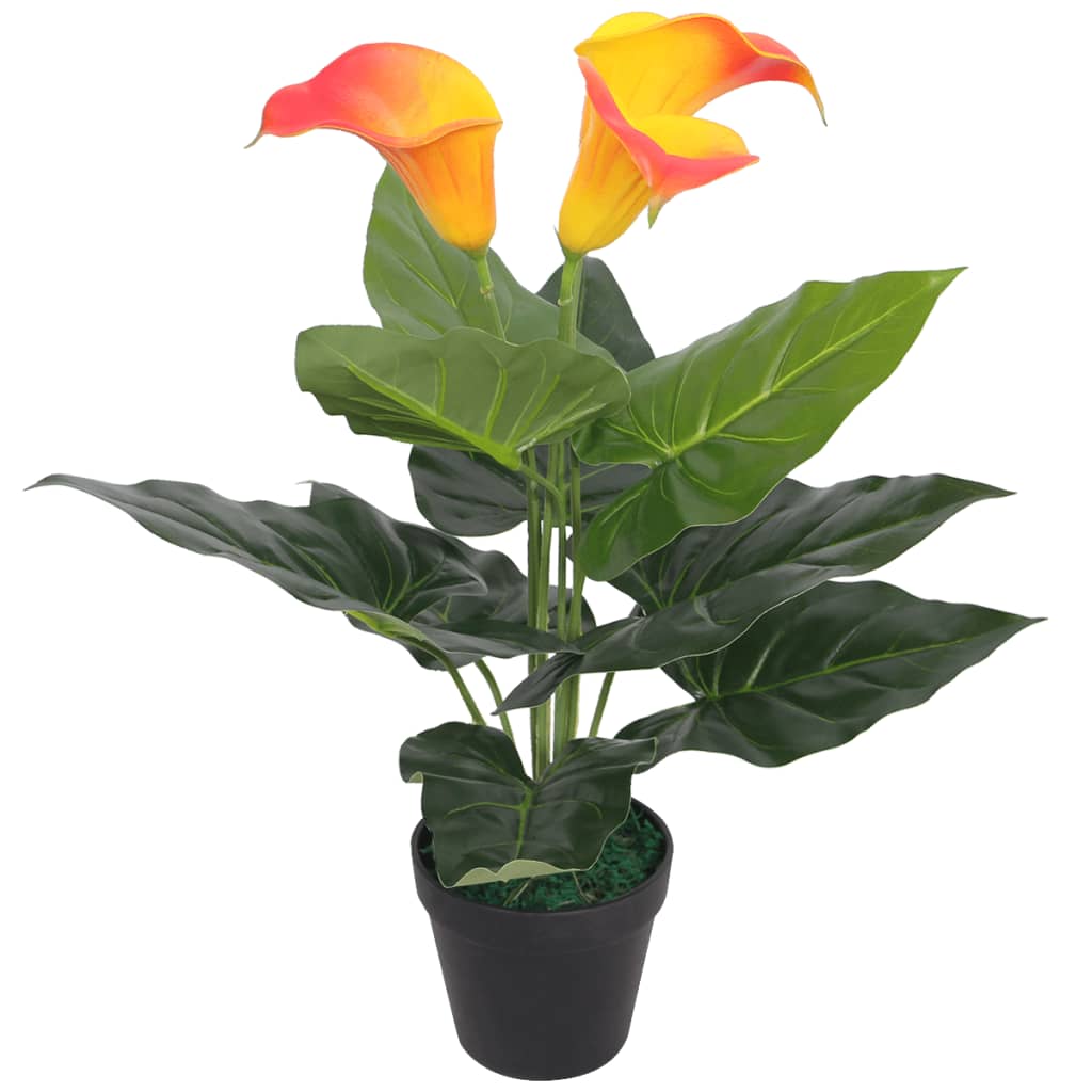 Kunst hortensia plant met pot 60 cm