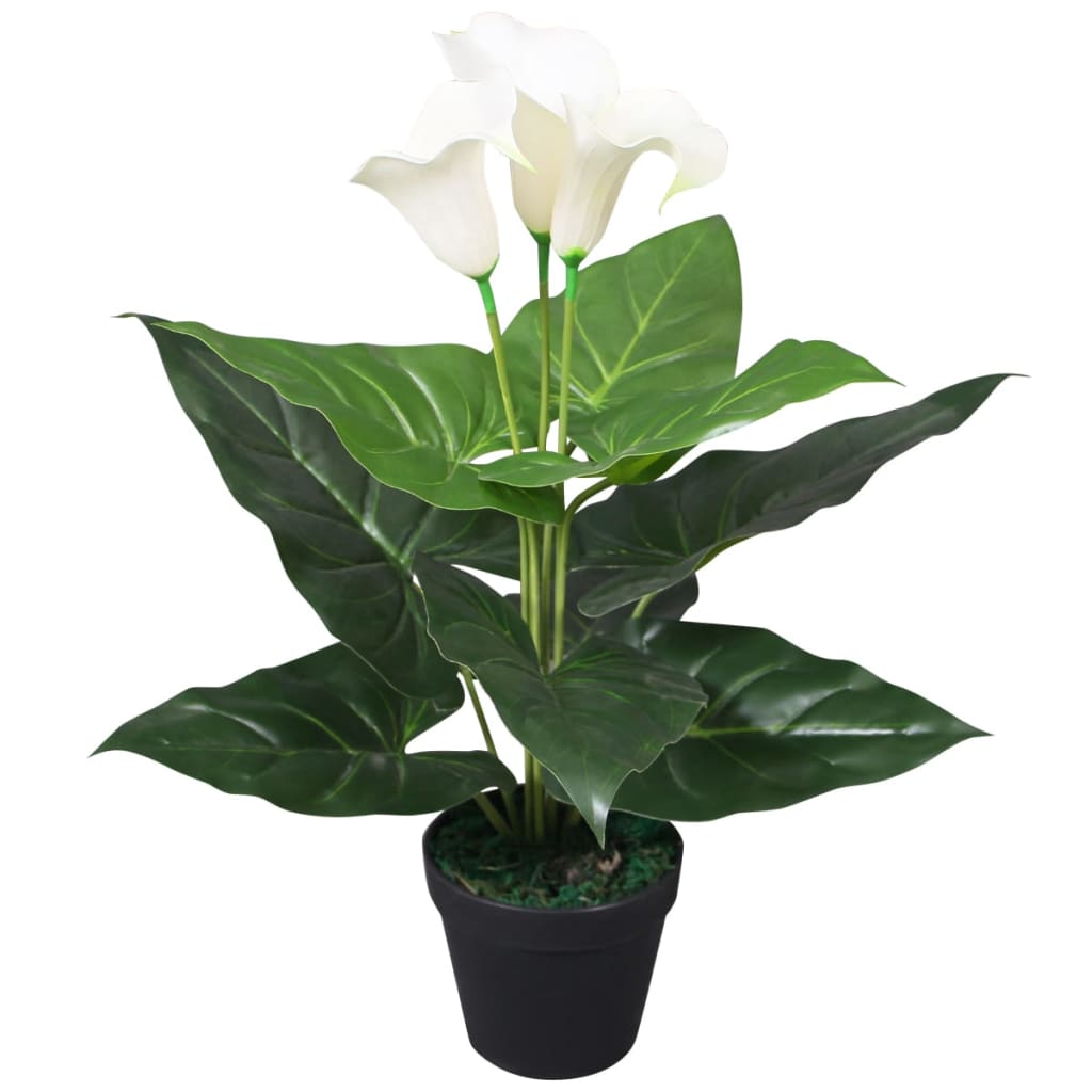 Kunst hortensia plant met pot 60 cm