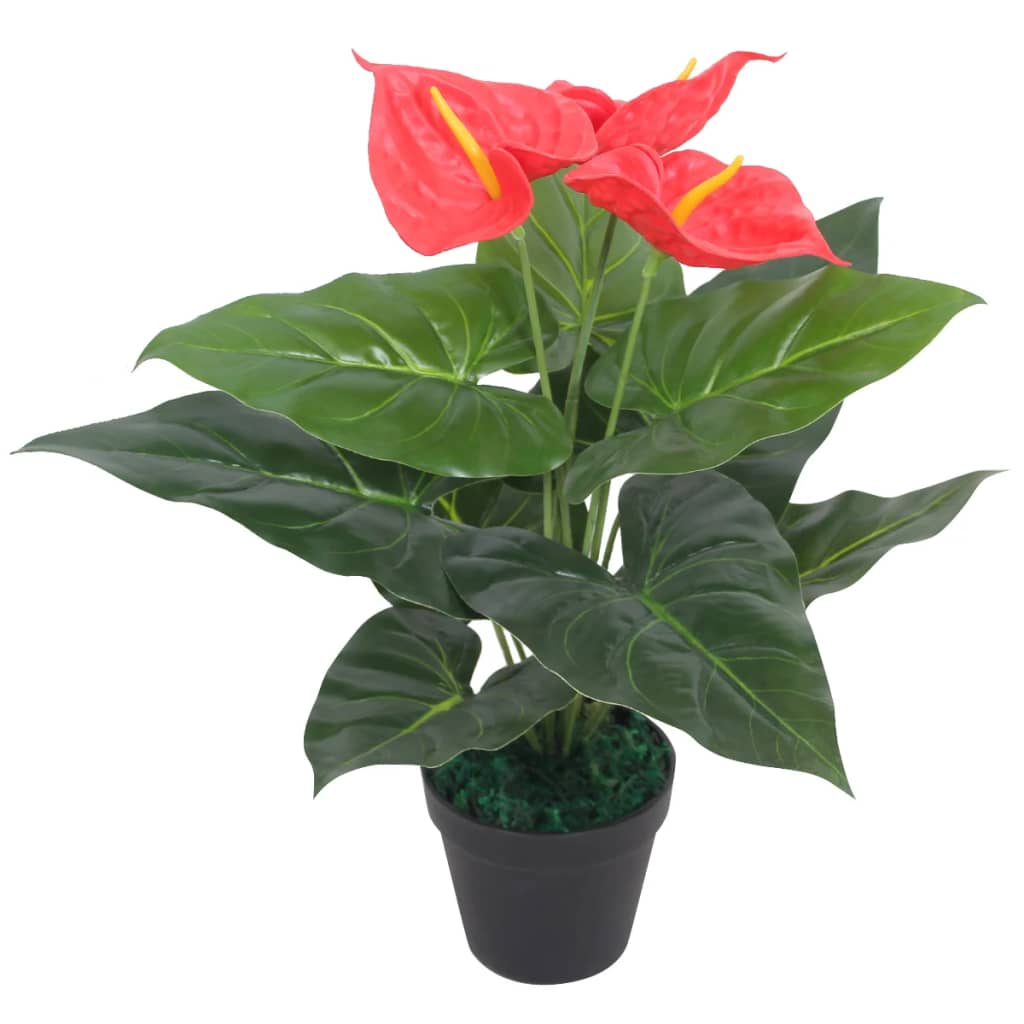 Kunst hortensia plant met pot 60 cm